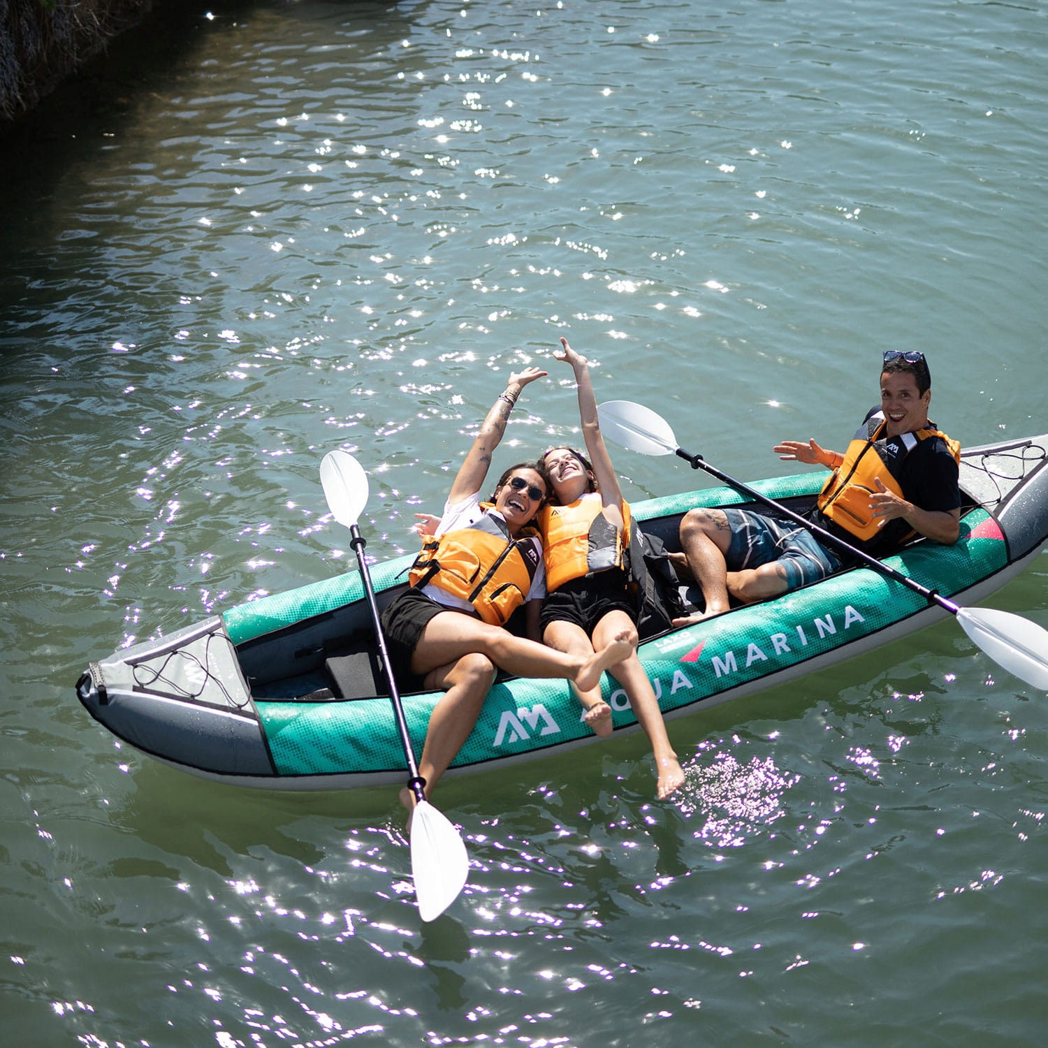Inflatable kayak Aqua Marina Laxo 380 3-person 2022 Number of Seats 3