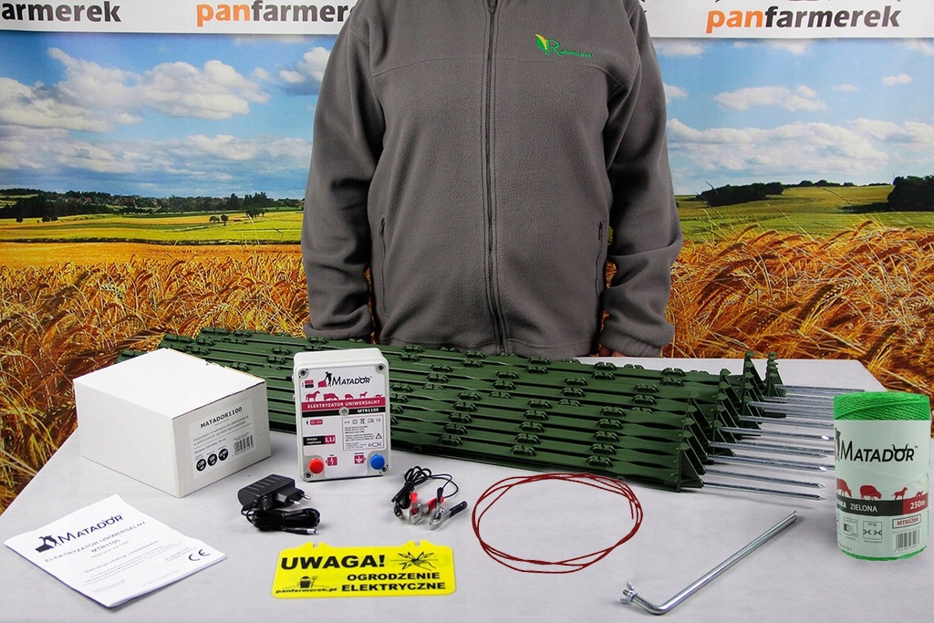 GOTOWY Zestaw pastuch elektryczny dla małego psa kota ELEKTRYZATOR 1,1J Kod producenta 88034592