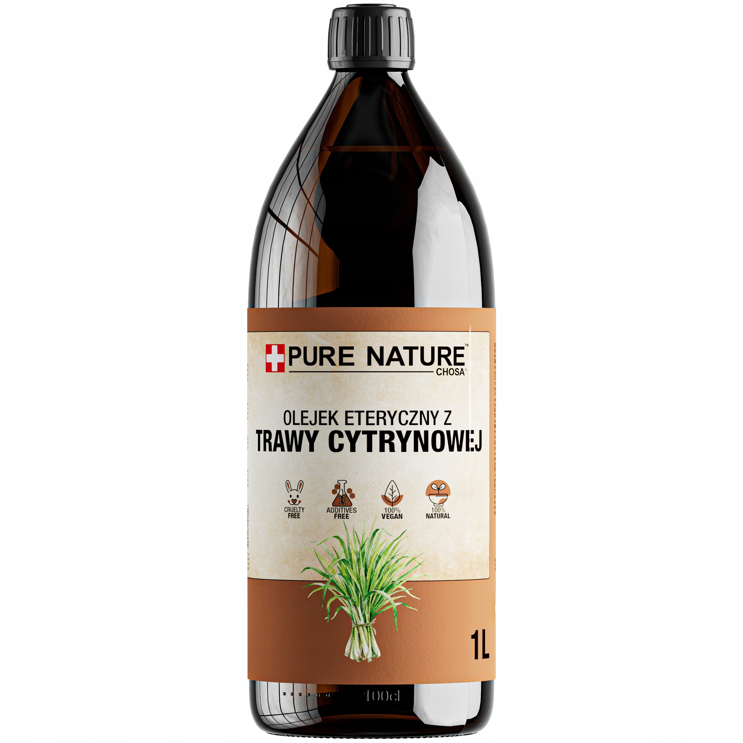 Olejek Z Trawy Cytrynowej Eteryczny Naturalny Bez Dodatków 1000ml 1L