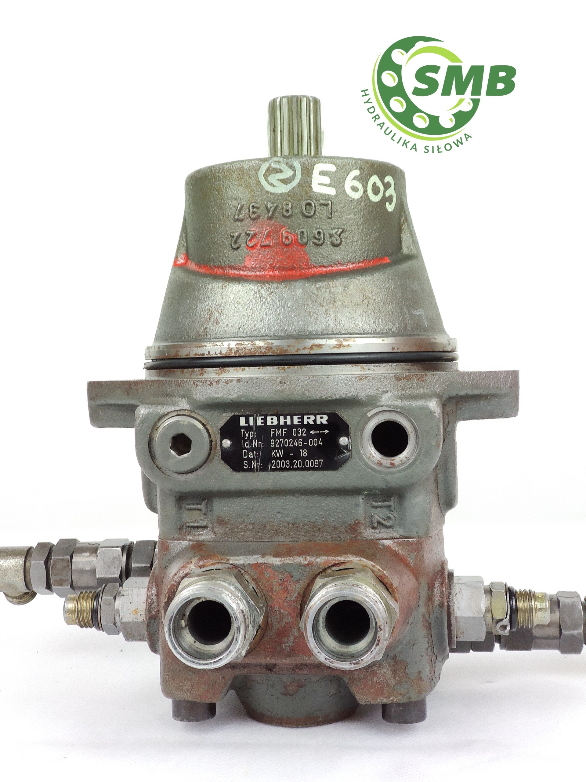 SILNIK OBROTU LIEBHERR FMF032 FMF32 PO REMONCIE