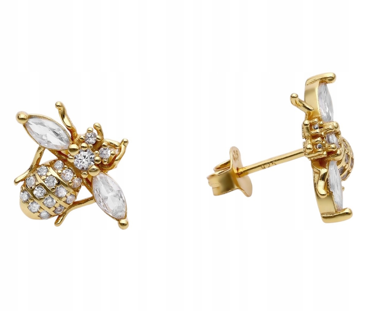 Stříbrné náušnice Ag 925 včely IM0670125EG