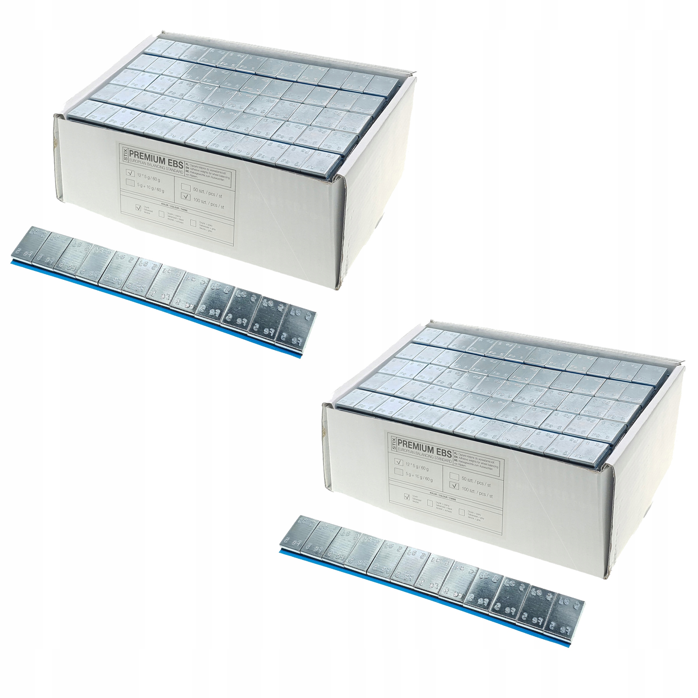 CIEZARKI KLEJONE OCYNKOWANE STIX 5g x 200szt