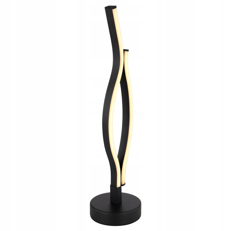 Moderná stolová Led lampa 12W Geronimo čierna matná 3000K