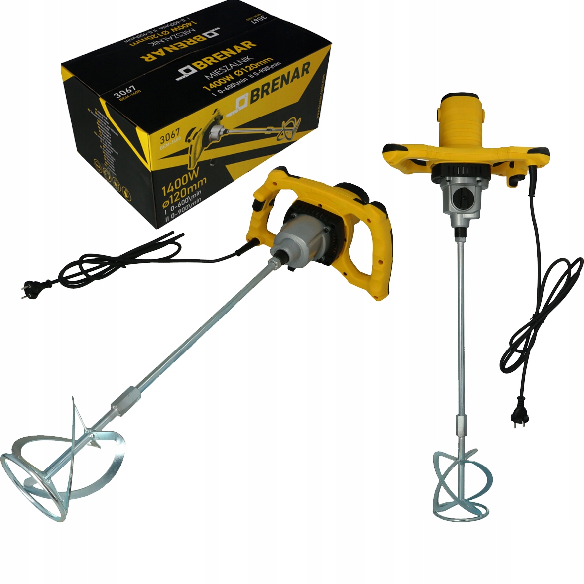 Brenar Mieszalnik Mieszarka 1400W 120MM 230V 3067