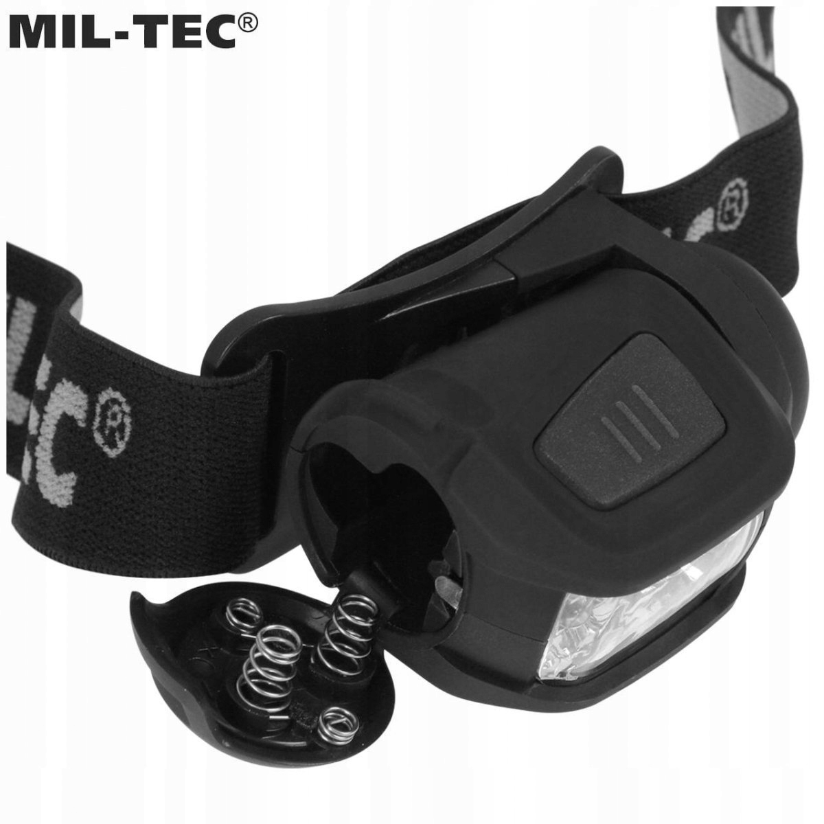 LATARKA CZOŁÓWKA Molle 4 kolory LED czarna Mil-Tec Rodzaj czołowa