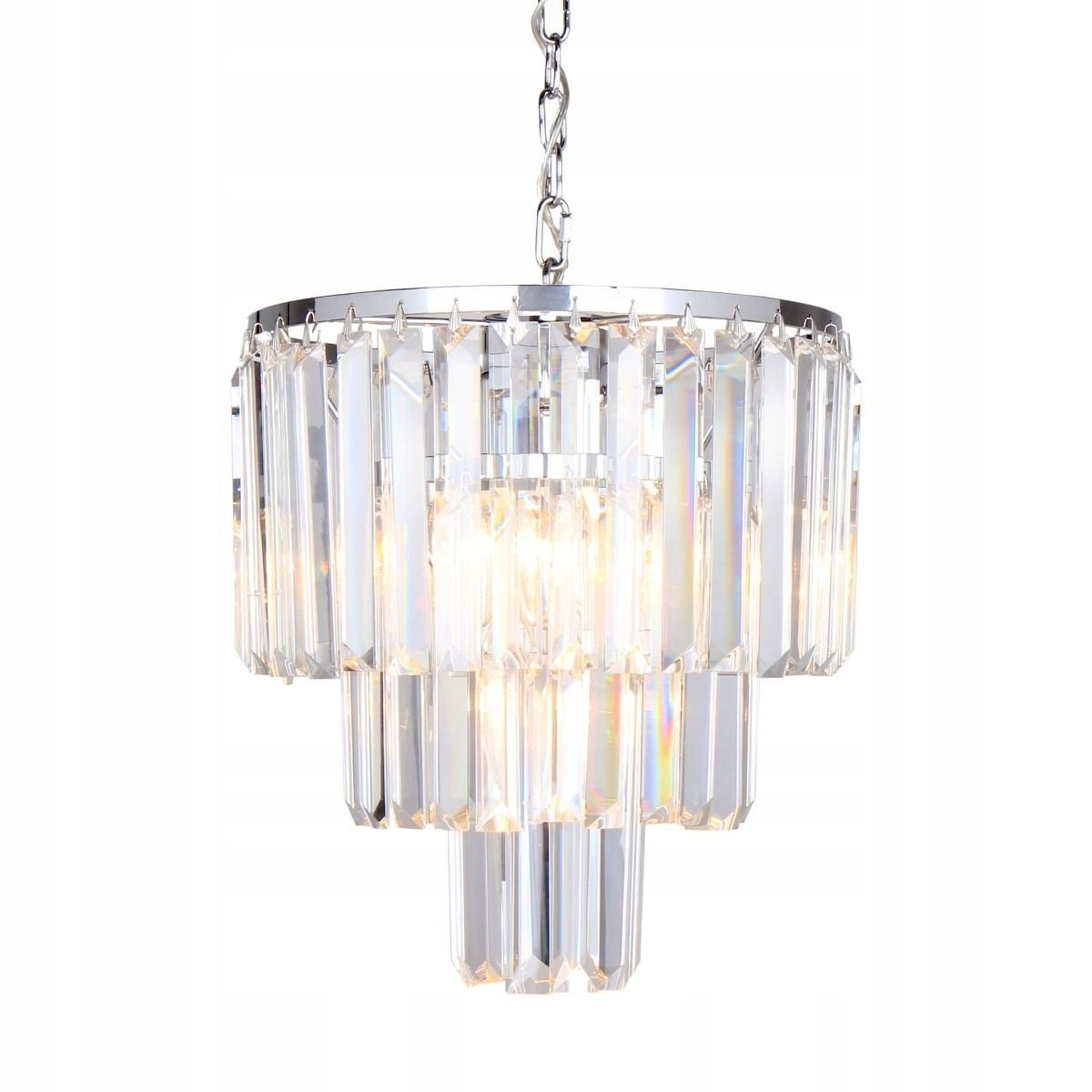 Křišťálová lampa s nádechem moderní elegance do jídelny nad stůl Amedeo