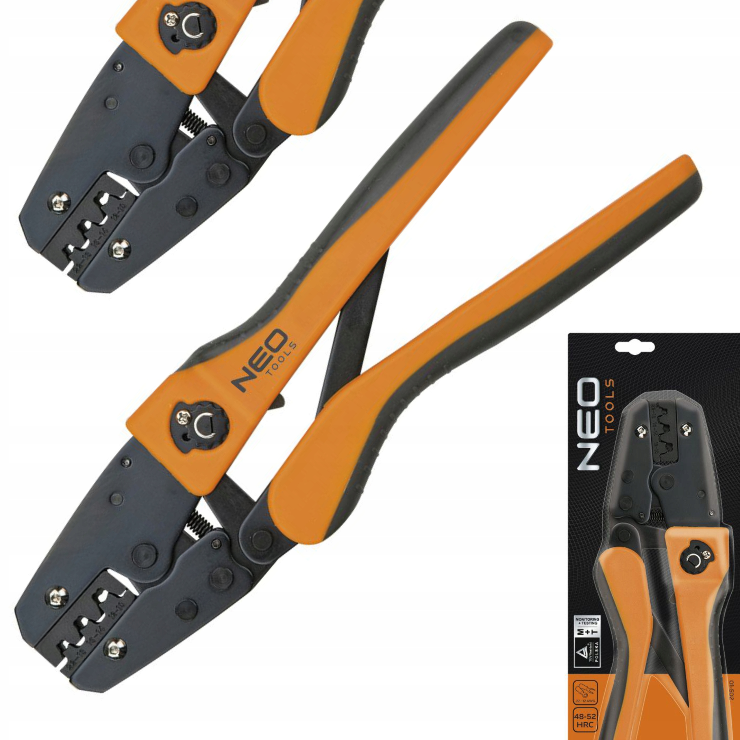 ОБТИСКНИЙ ІНСТРУМЕНТ NEO 01-502 КОМПЛЕКТ