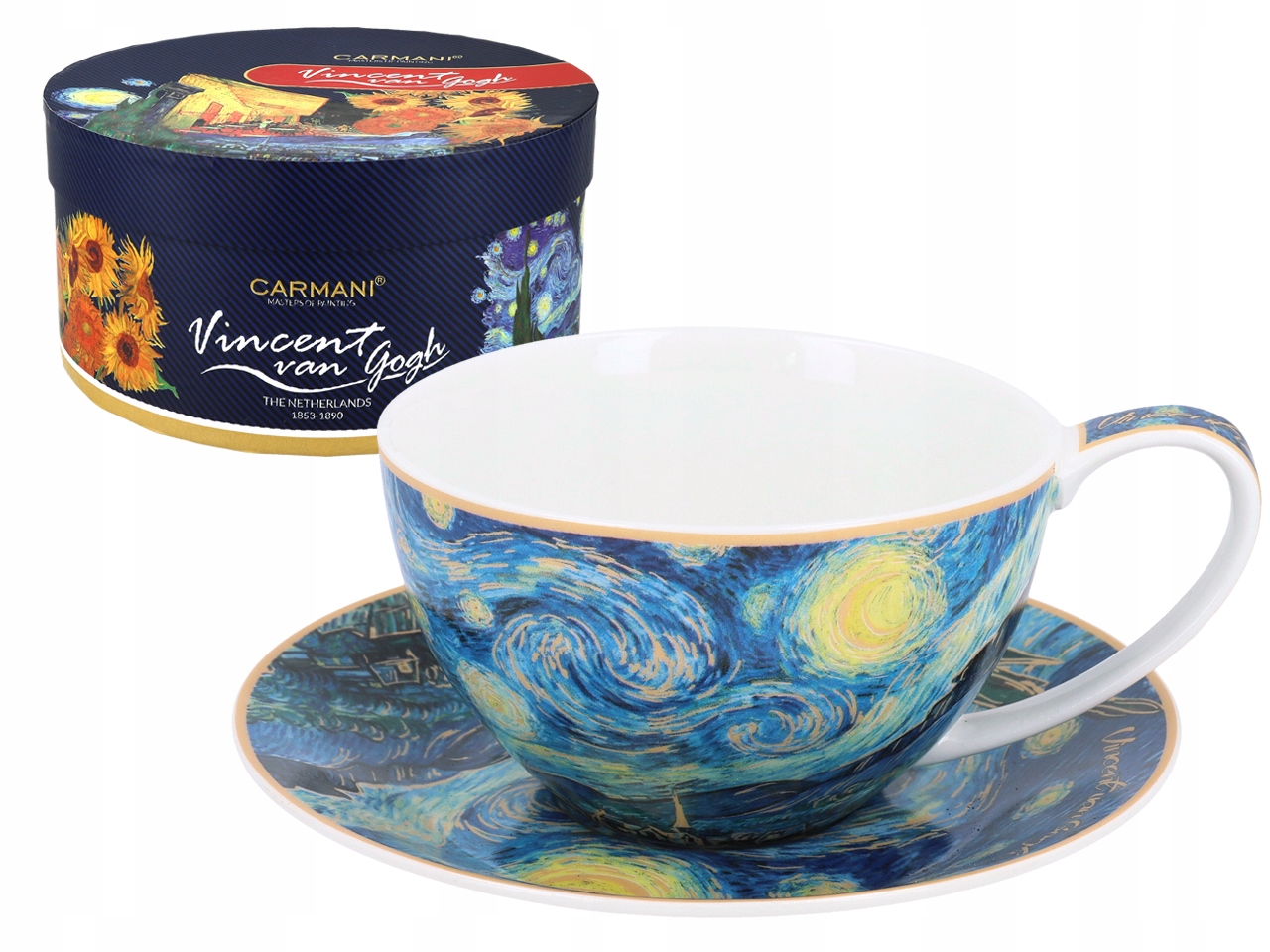 

Filiżanka ze spodkiem V. van Gogh, Gwiaździsta N
