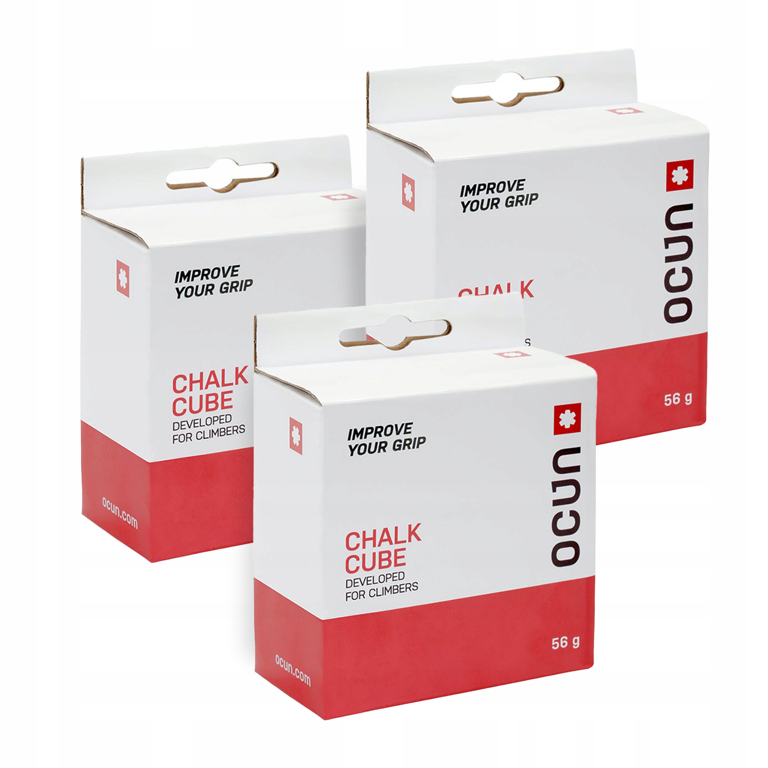 3x Magnezja w kostce Ocun Cube
