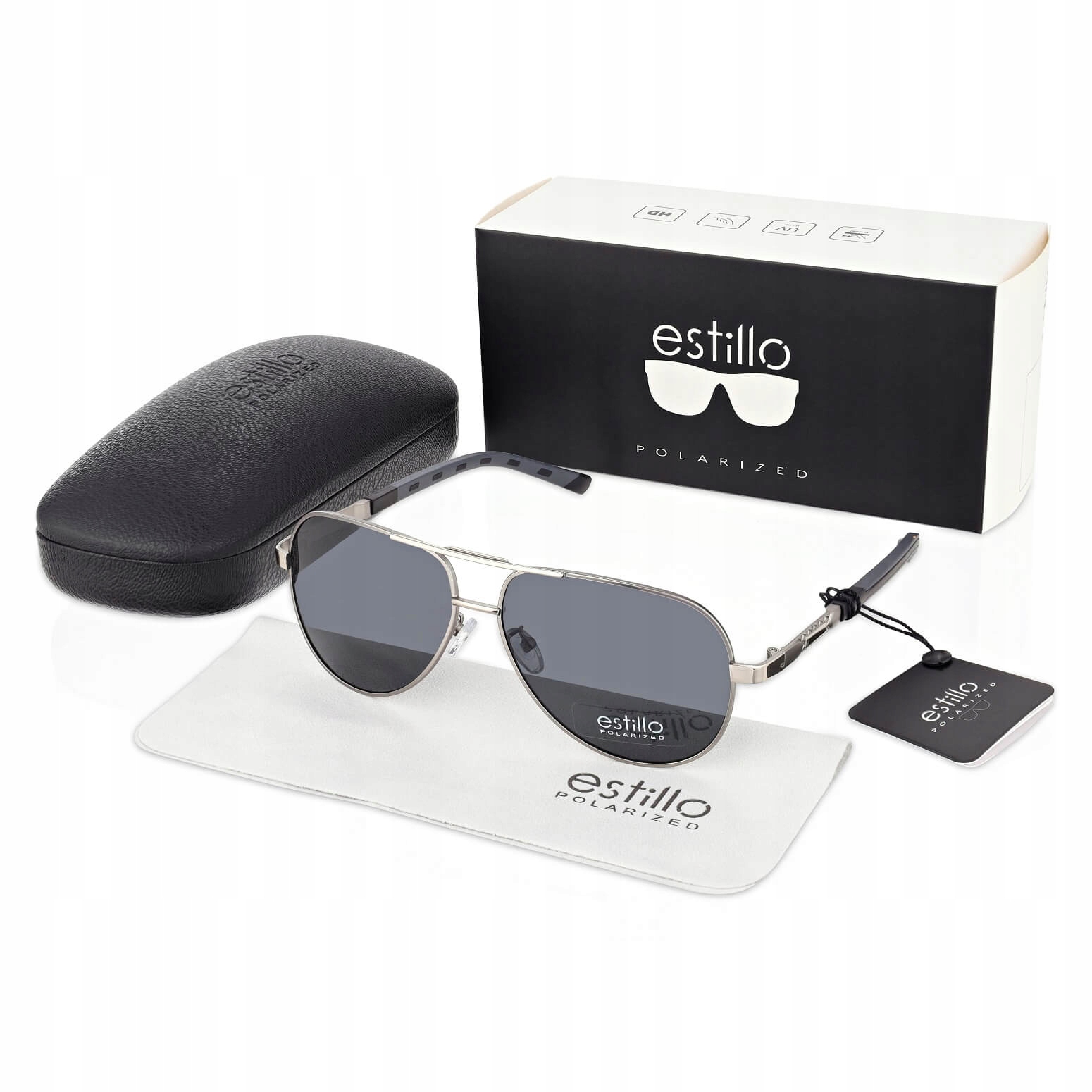 Pánské polarizační sluneční brýle Estillo příslušenství