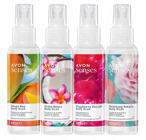 

Avon Zestaw 4 Mgiełek do Ciała