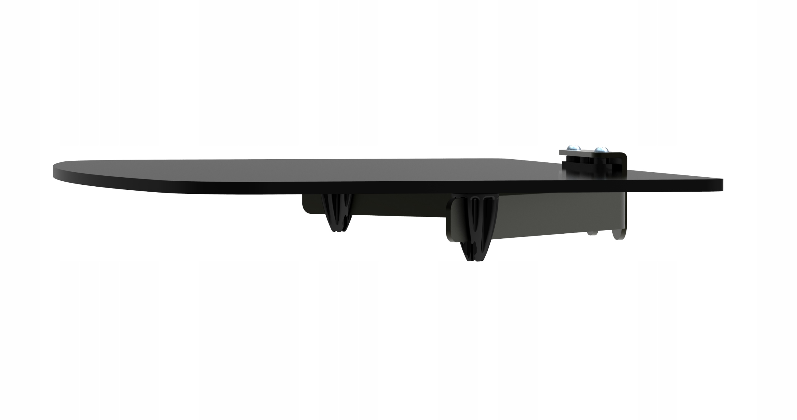 Półka multimedialna AX-RTV1 ABCV Model Single Glass