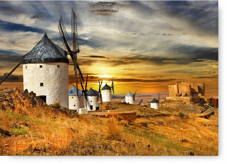 

Wiatraki Hiszpania plakat 40x50 cm obraz #191