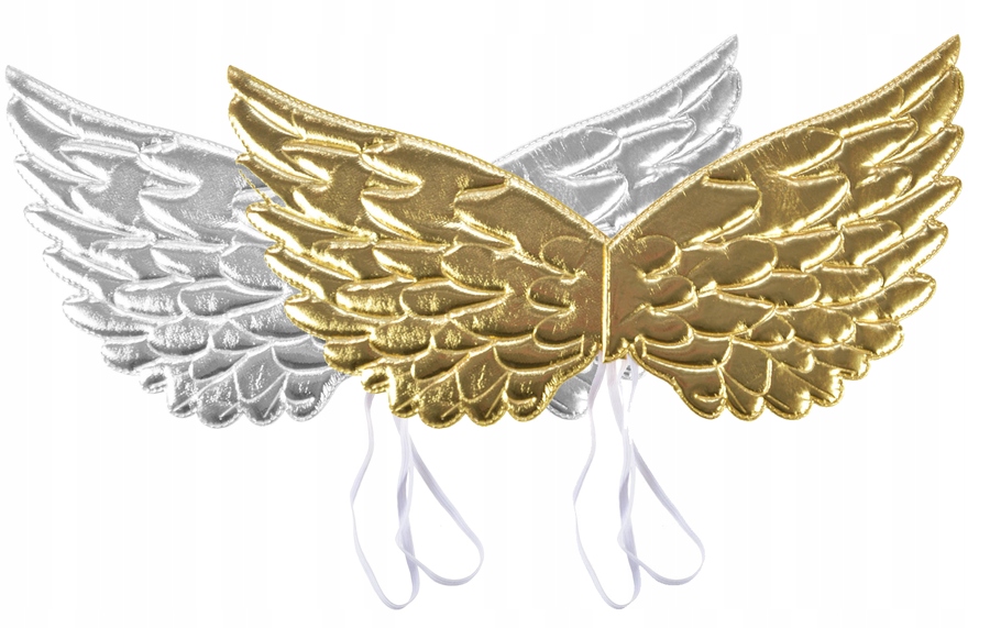 Skrzydła anioła anielskie błyszczące 42 x 20 cm ZŁOTE Marka Arpex