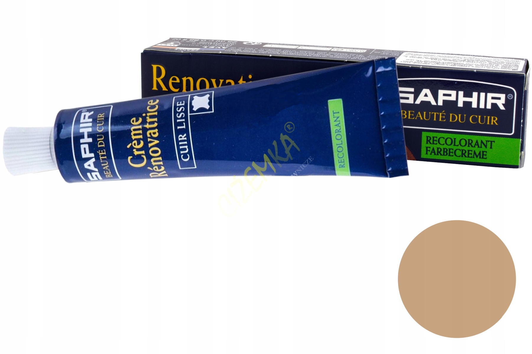 SAPHIR RENOVATING CREAM KREM KIEROWNIC Beżowy 16