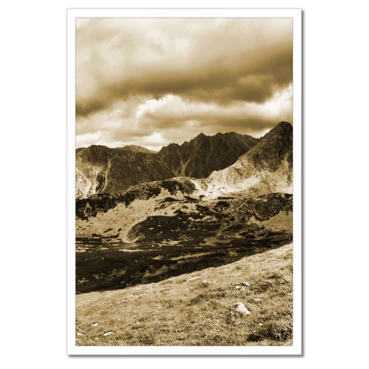 Plakáty v rámu 40x60 Tatry Polské hory Pohled