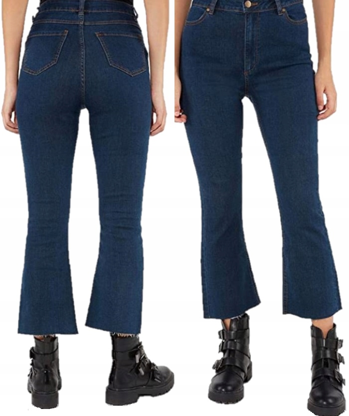 

Calzedonia Tezenis spodnie jeans 7/8 dzwony xs/34