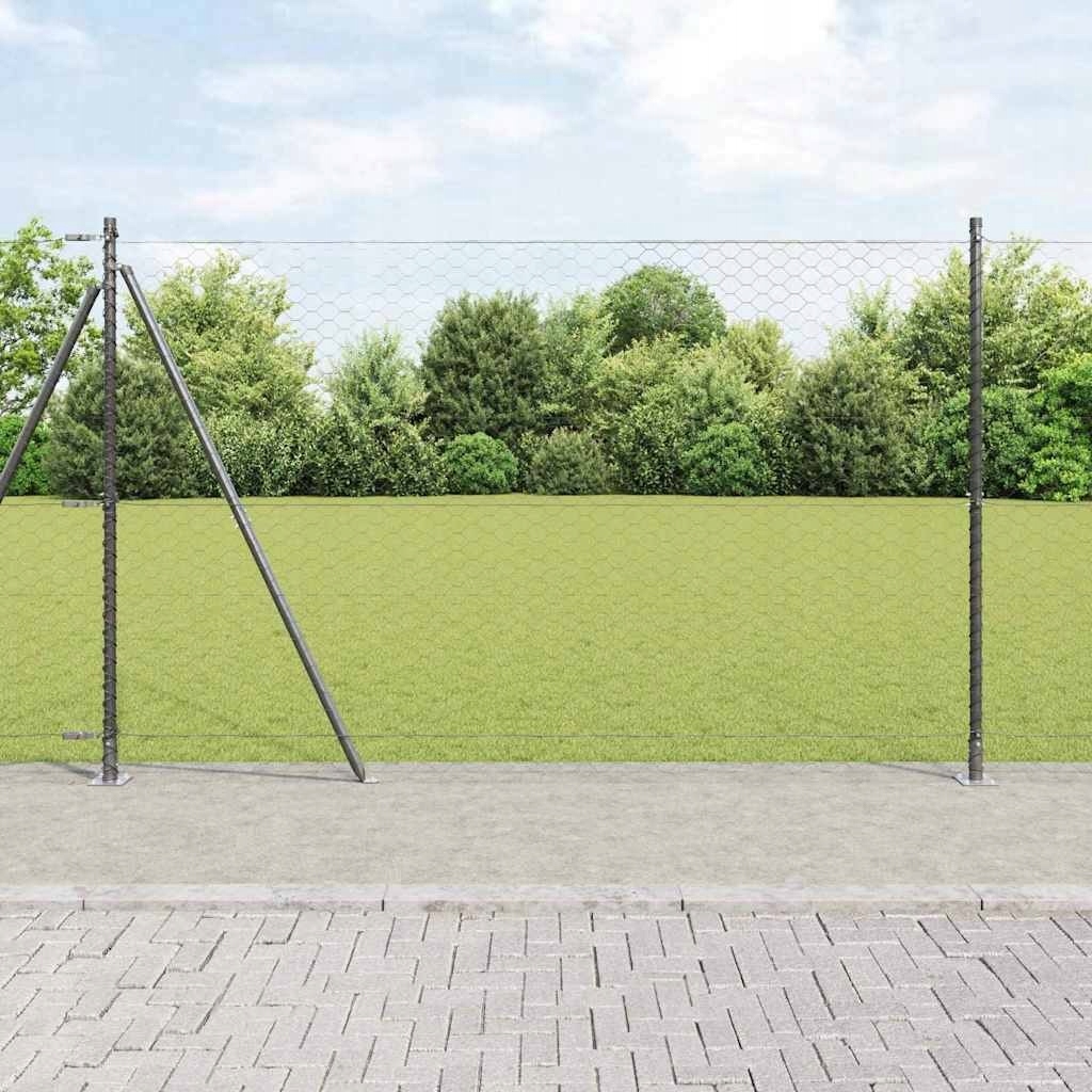 Oplocení plot Šedý 1.5x50 m Ocel