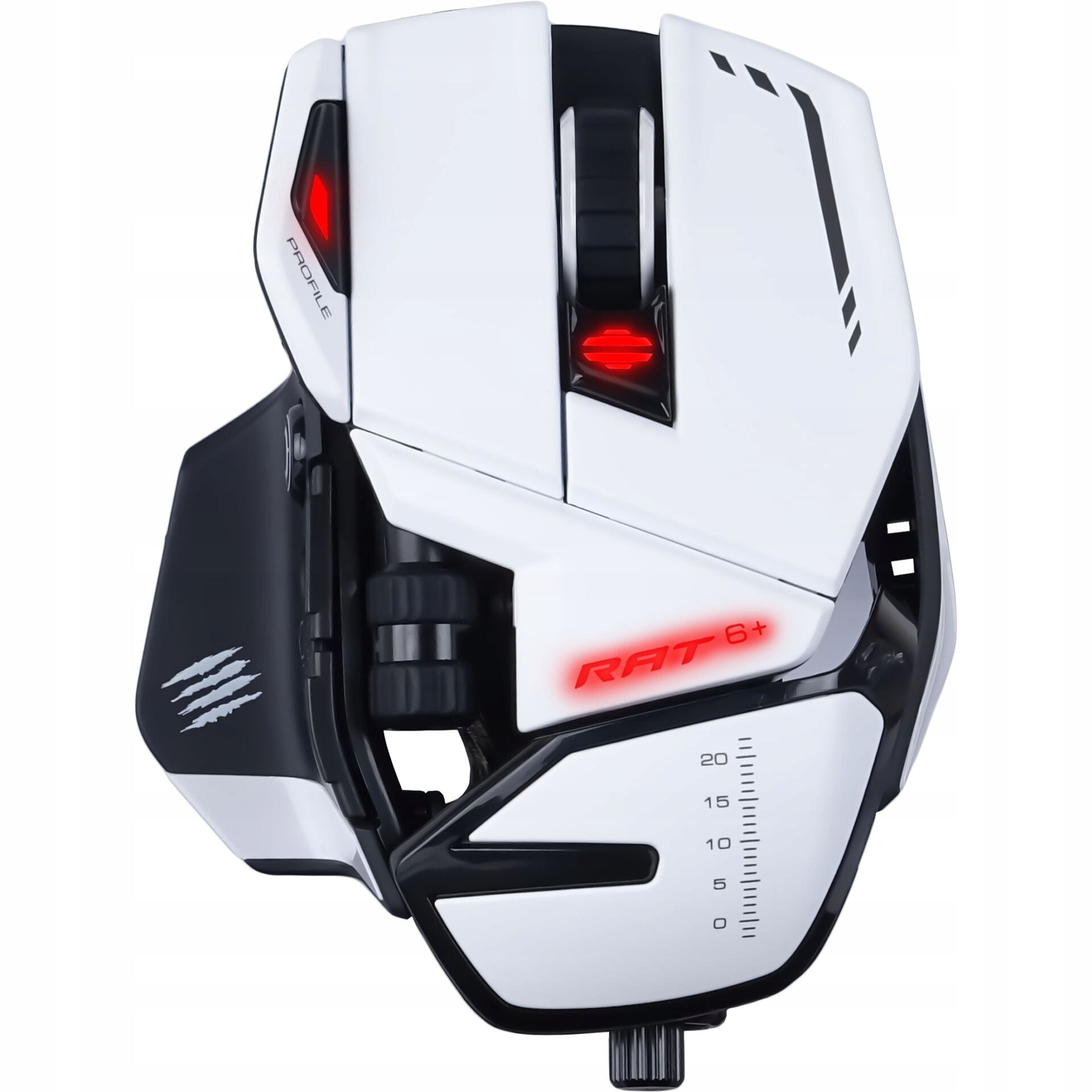 Mysz przewodowa Mad Catz R.a.t. 6+ sensor optyczny (r.a.t. 6+ Biała)