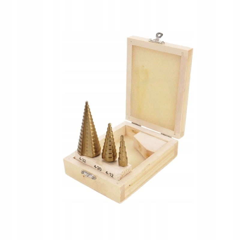 Zestaw wierteł stopniowych 4-30 mm HSS-TiN PROMA