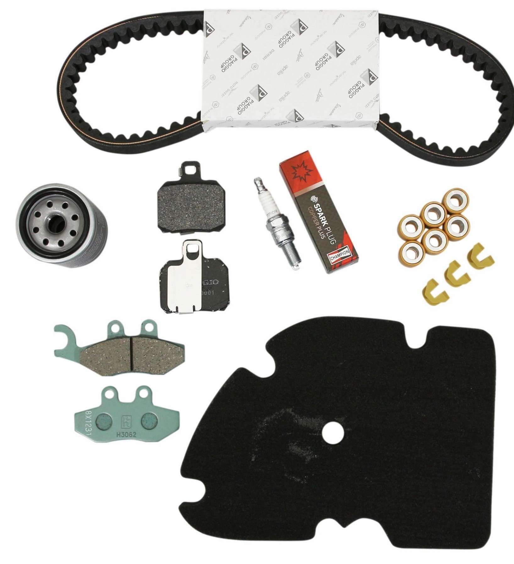 1R000392 - PIAGGIO X8 X9 EVO 125 колодки фильтр ролик ремень