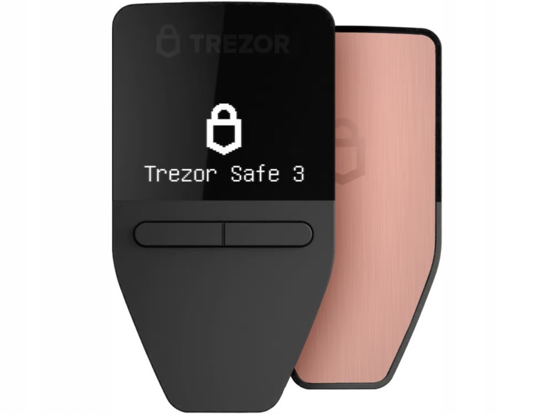 Trezor Safe 3 - Portfel Sprzętowy do Kryptowalut, Ochrona i Bezpieczeństwo