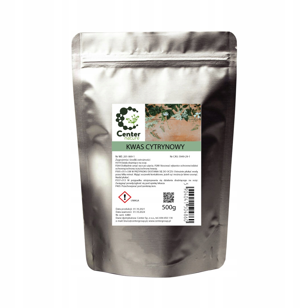 

Kwas cytrynowy spożywczy 0,5kg