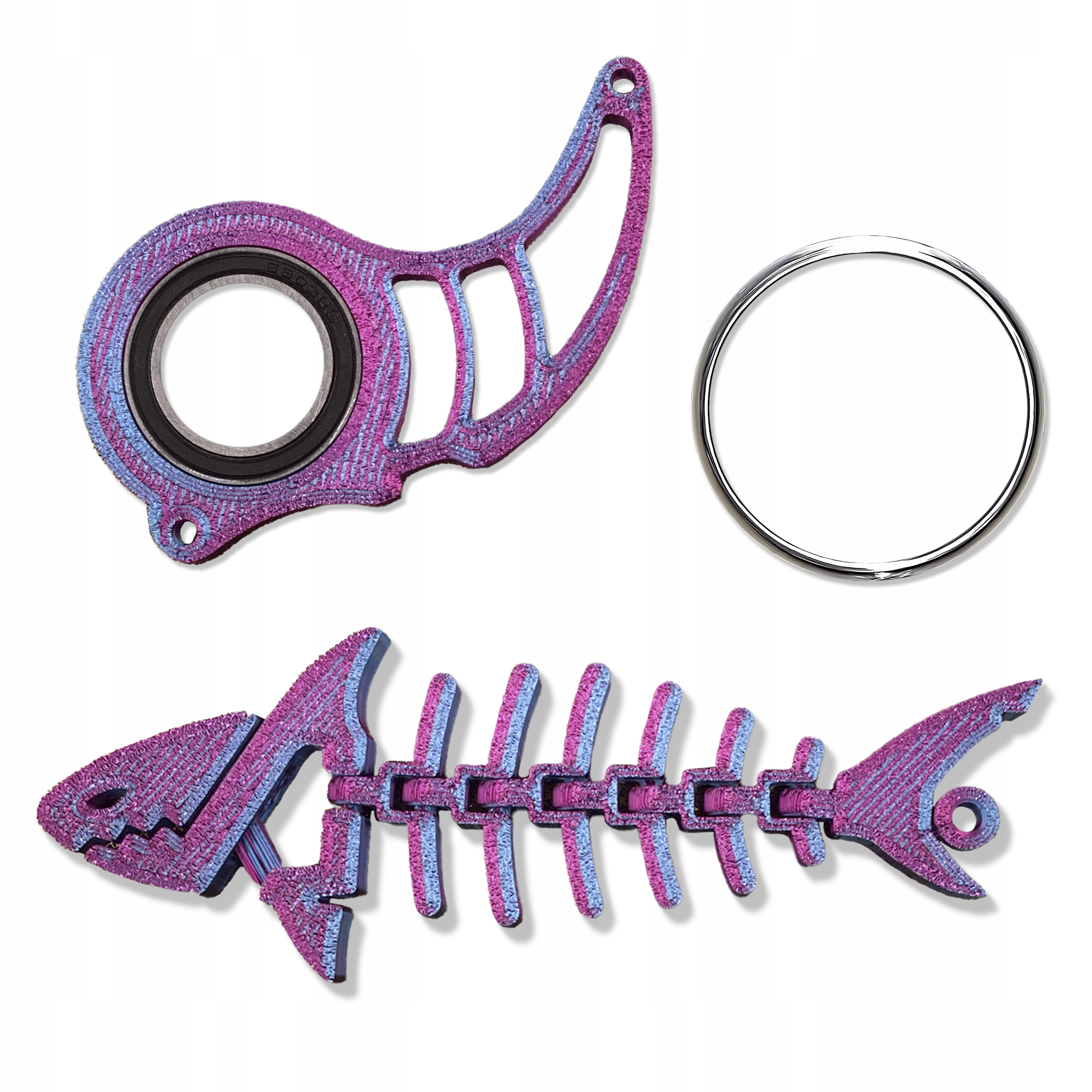 Brelok do Kluczy KEYRAMBIT KEYSPINNER karambit key spinner fidgetspinner