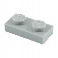 Lego Płytka 1x2 3023, 4211398 L Bluish Gray New