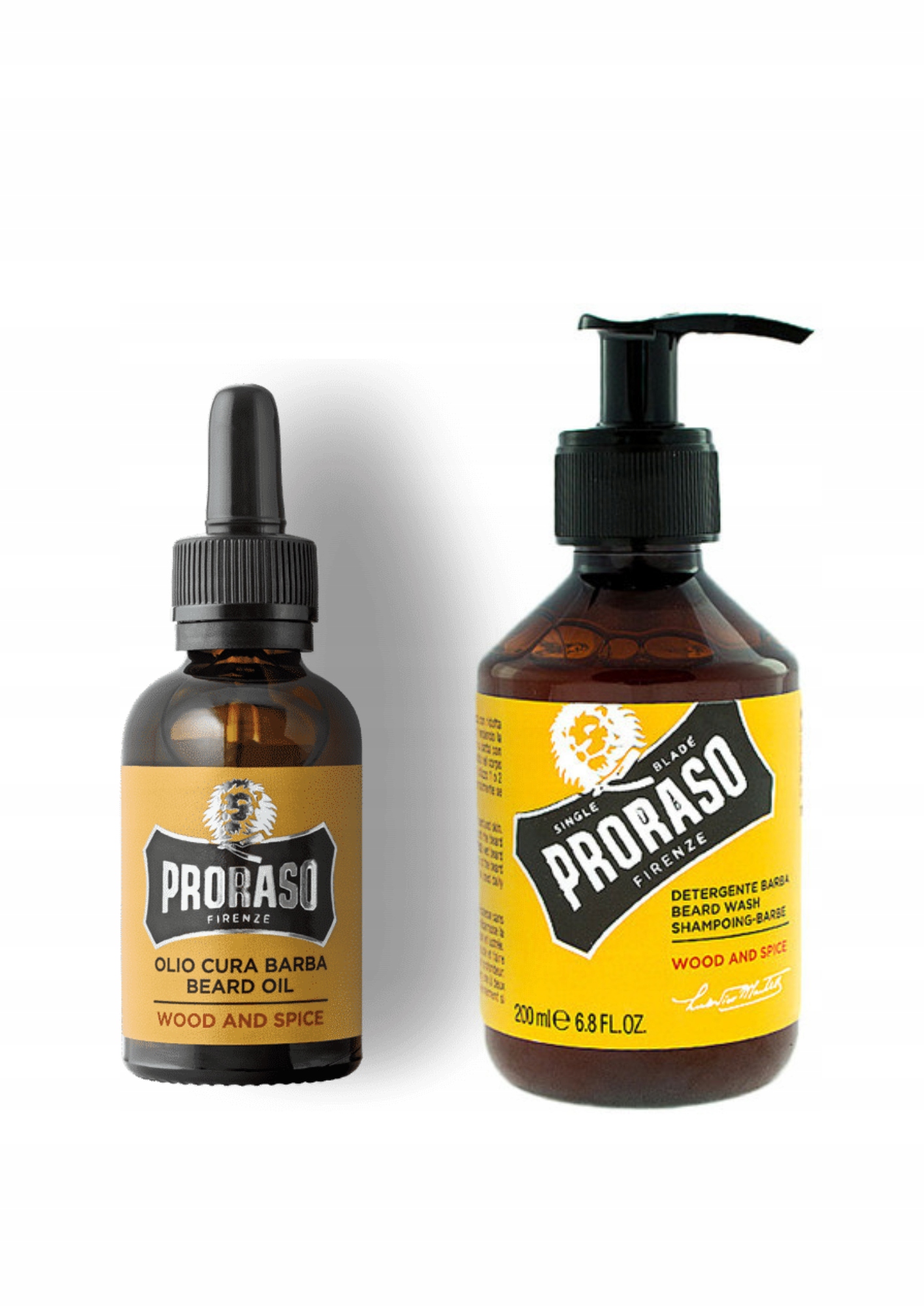 Zestaw PRORASO do brody olejek szampon WOOD SPICE