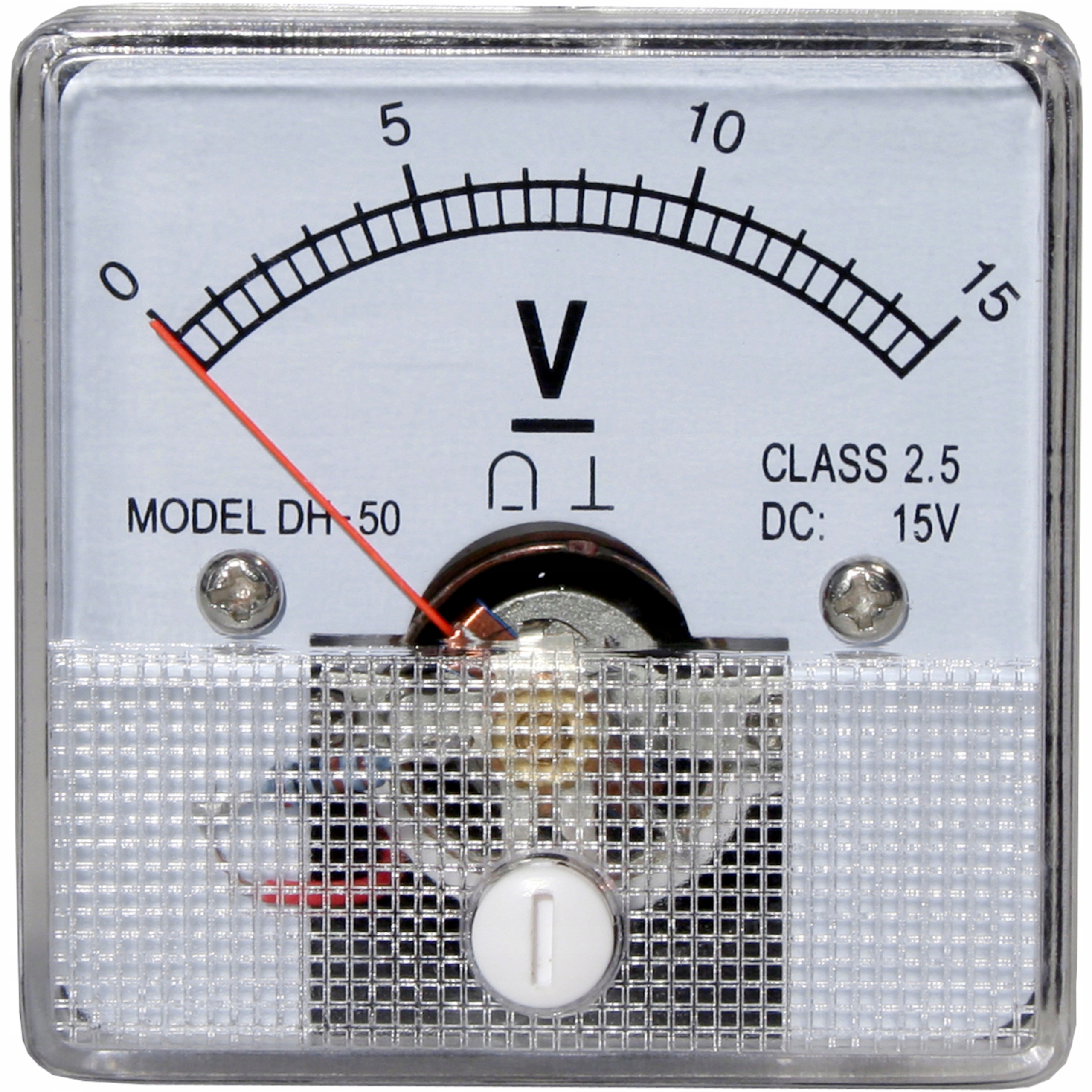 

Miernik analogowy woltomierz 15V kwadratowy