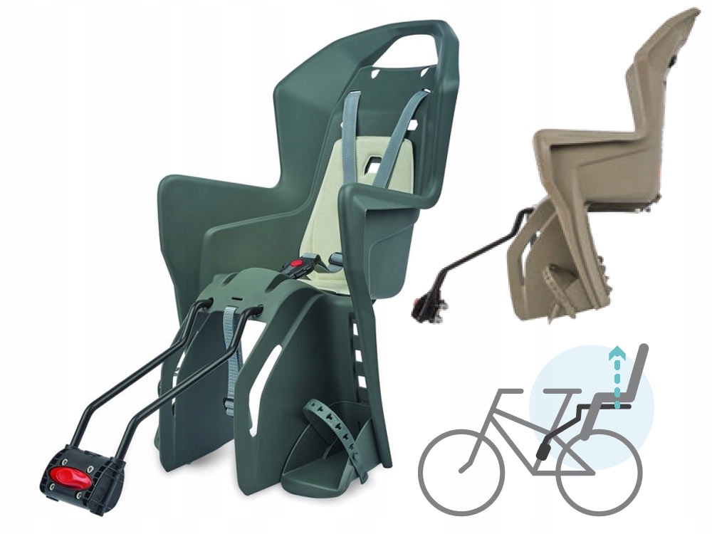 Fotelik rowerowy tylny Polisport Koolah Ff 29 do ramy