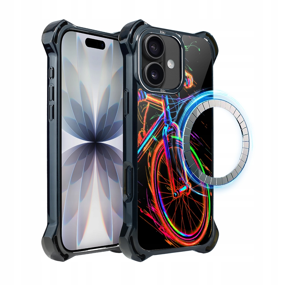 Pouzdro pro iPhone 17 Ibizu DropGuard Ultra s MagSafe, cyklistická vibrace