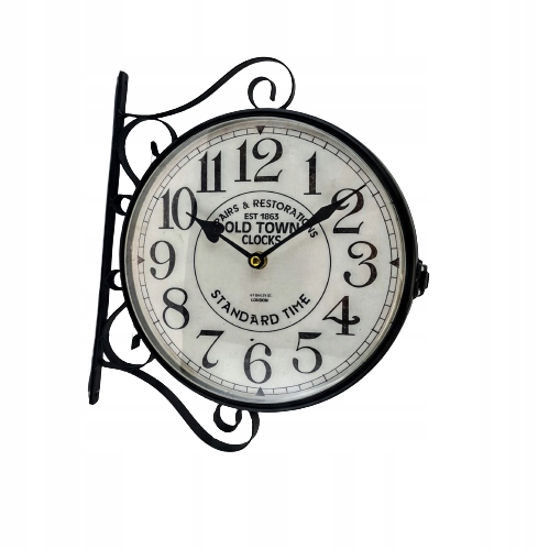 

Metalowy Zegar Ścienny Z Termometrem