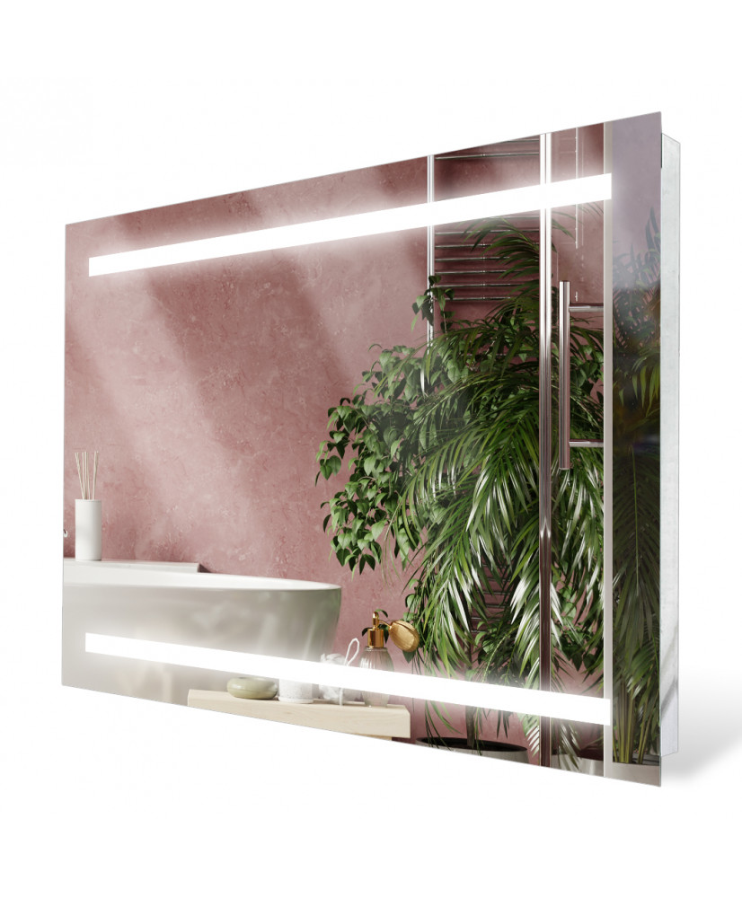 

Lustro Łazienkowe Led 80x60 Włącznik Dotykowy