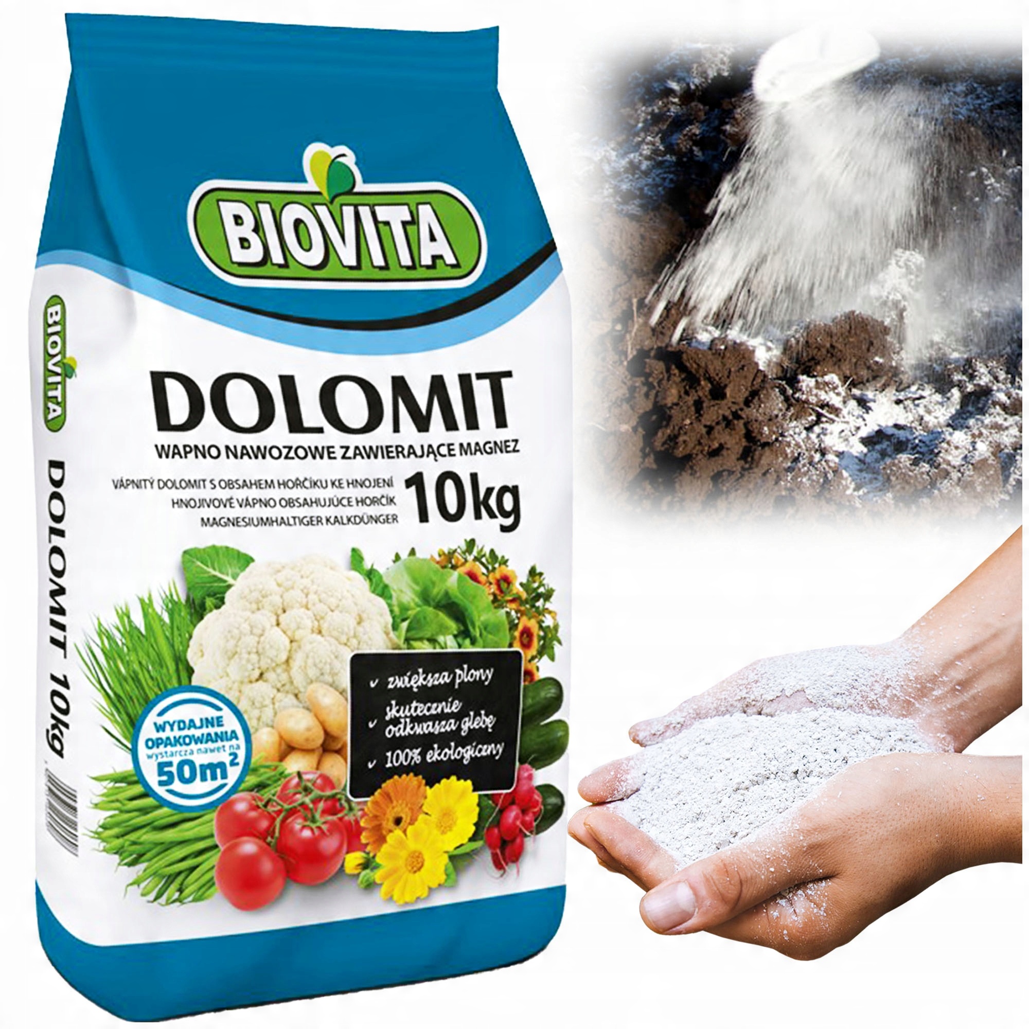 

Wapno Dolomit Nawóz Magnez Trawnik 10kg Odkwasza