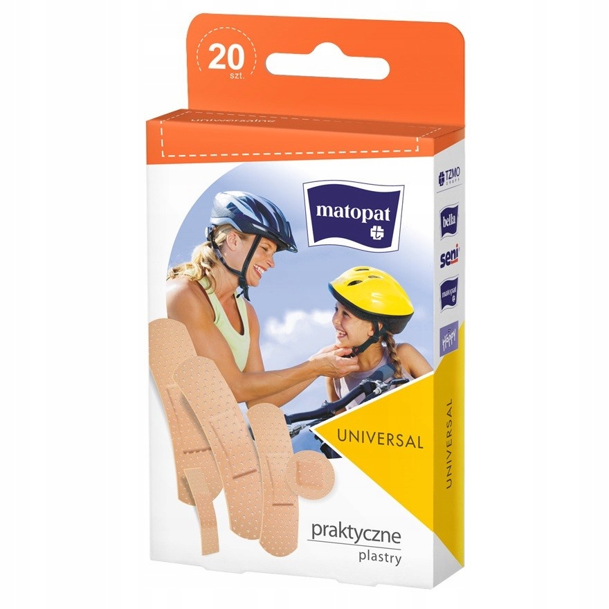 

Plastry z opatrunkiem Universal MIX 20 szt.