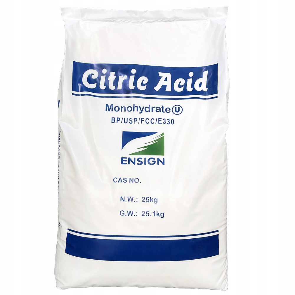 Kwas cytrynowy jednowodny spożywczy E330 25kg
