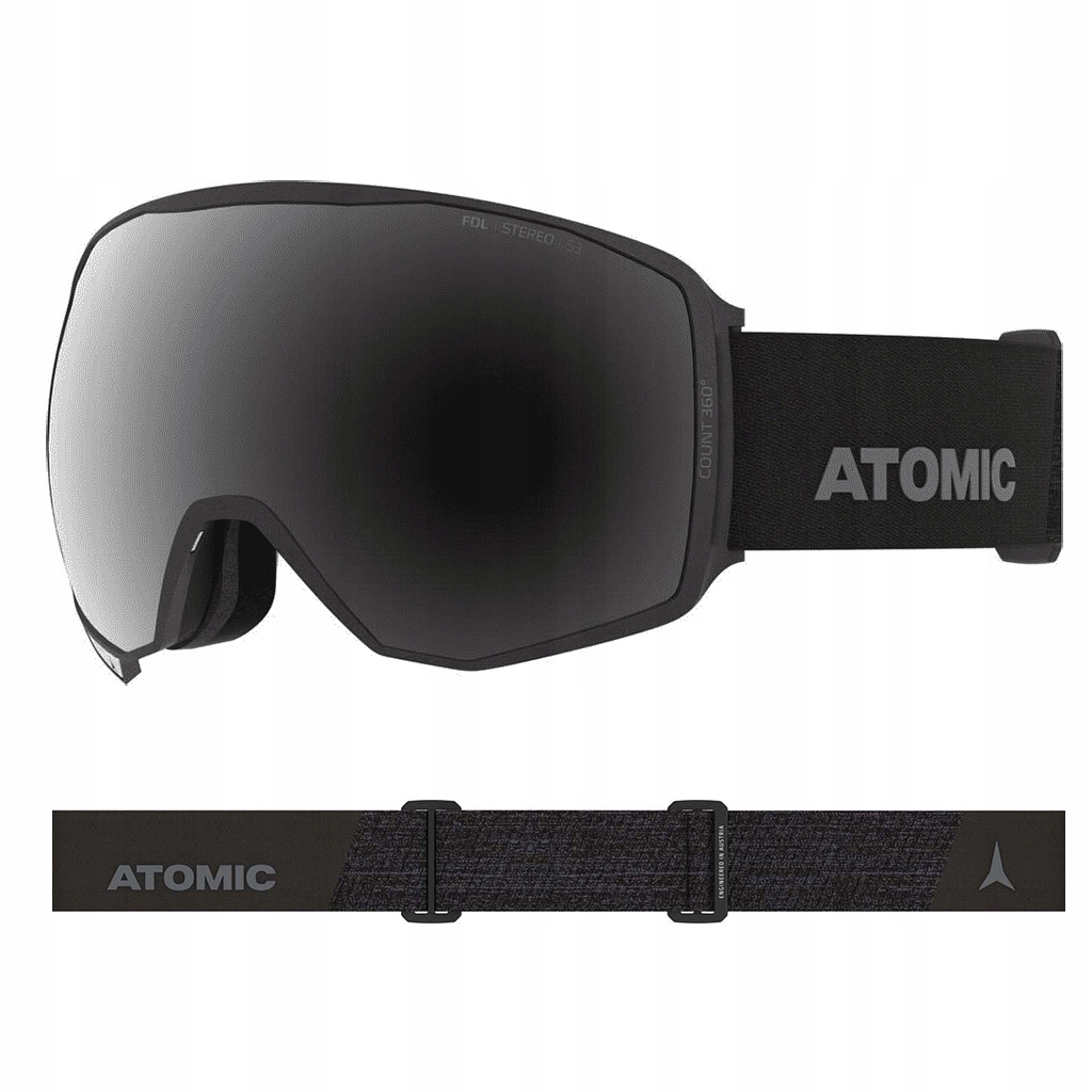 Gogle Atomic COUNT 360° Stereo Black 2021 Marka Atomic