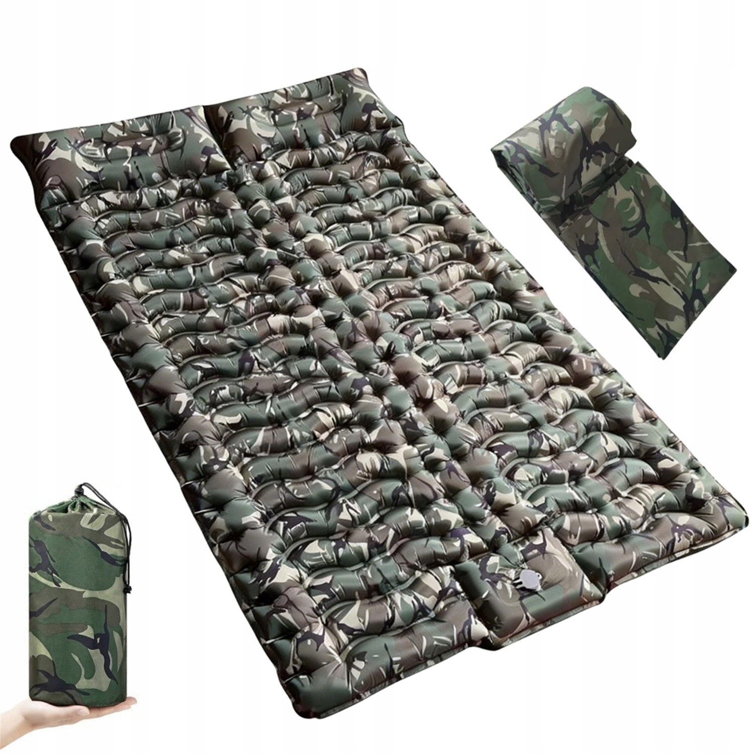 Matrace 200x140 poháněná vzduchem, pro kempování, pěší turistiku