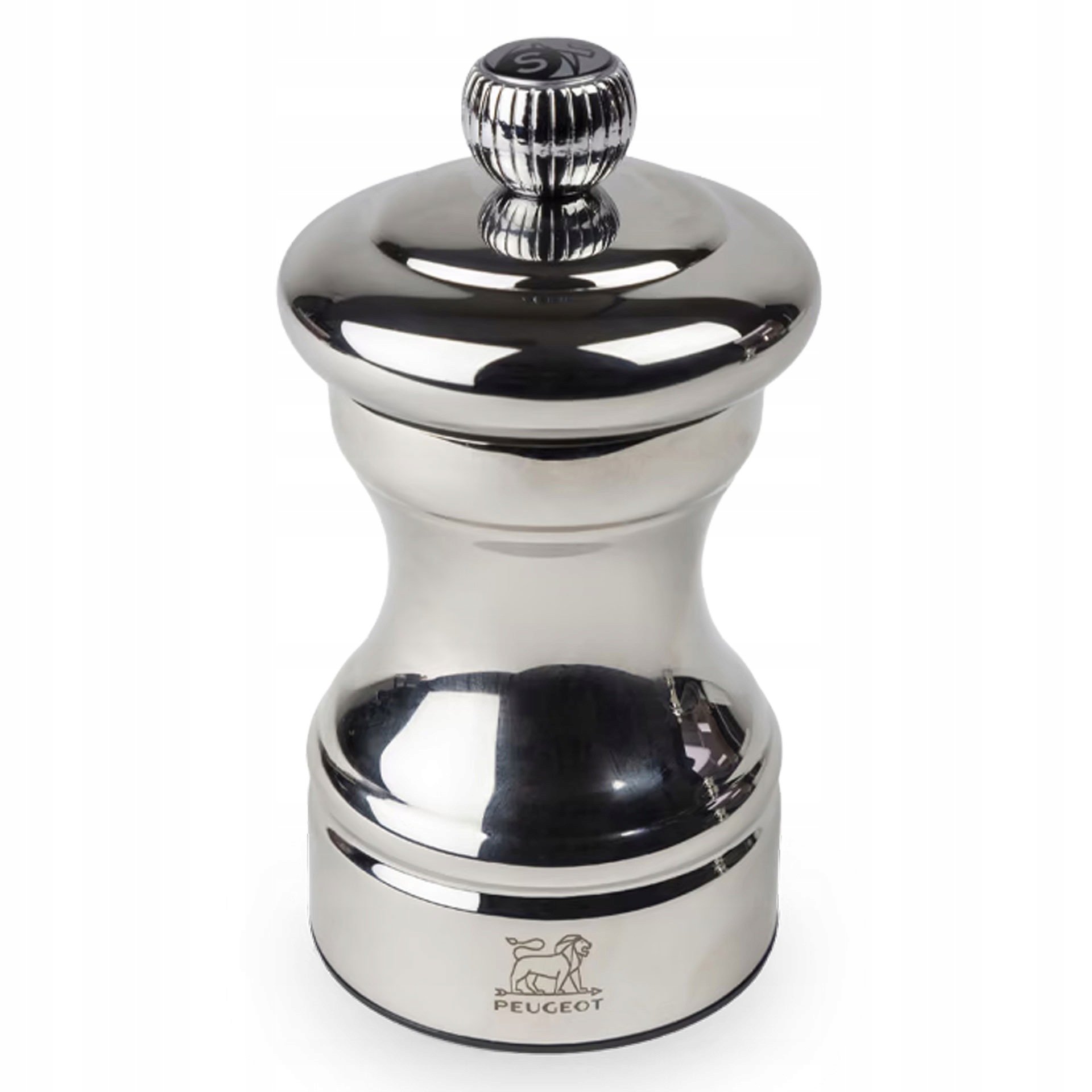 Peugeot Mlýnek na sůl Bistro Shiny stříbrný 10 cm