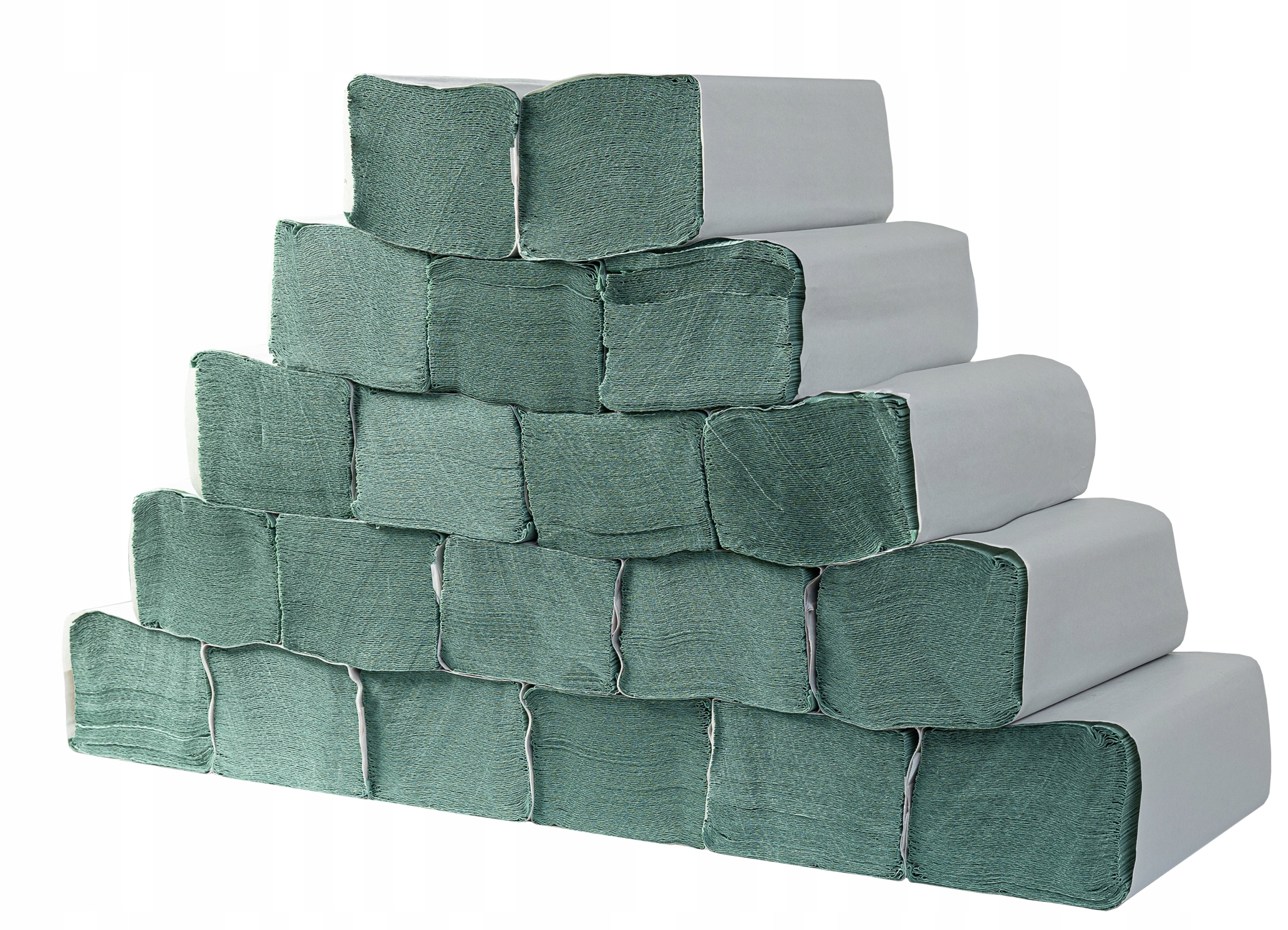 Levně Papírový Ručník Zz X 1W Zelený 4000ks Makulaturový List epoint1