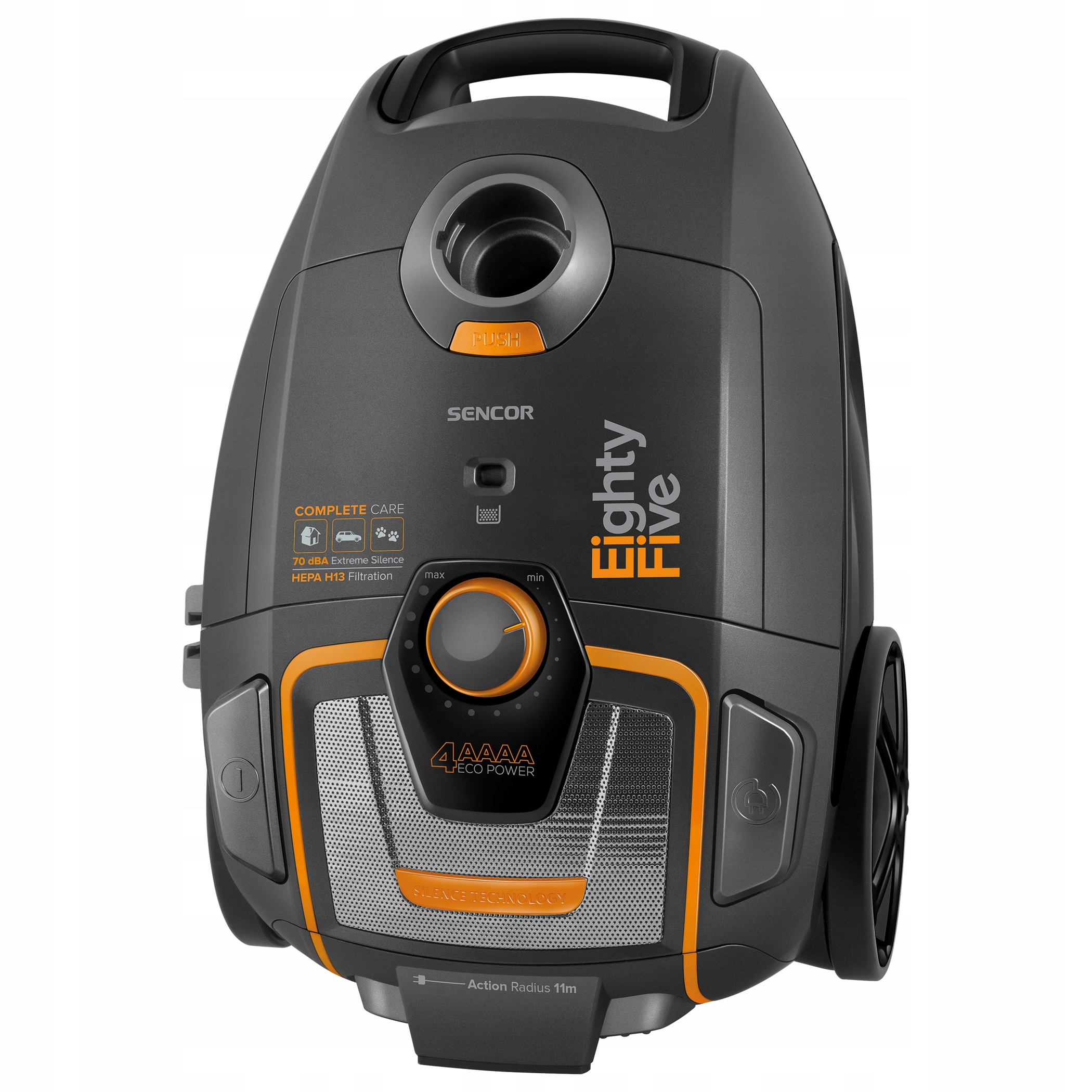 Odkurzacz Sencor SVC8505TI Zasięg 11m Cichy 70 dB