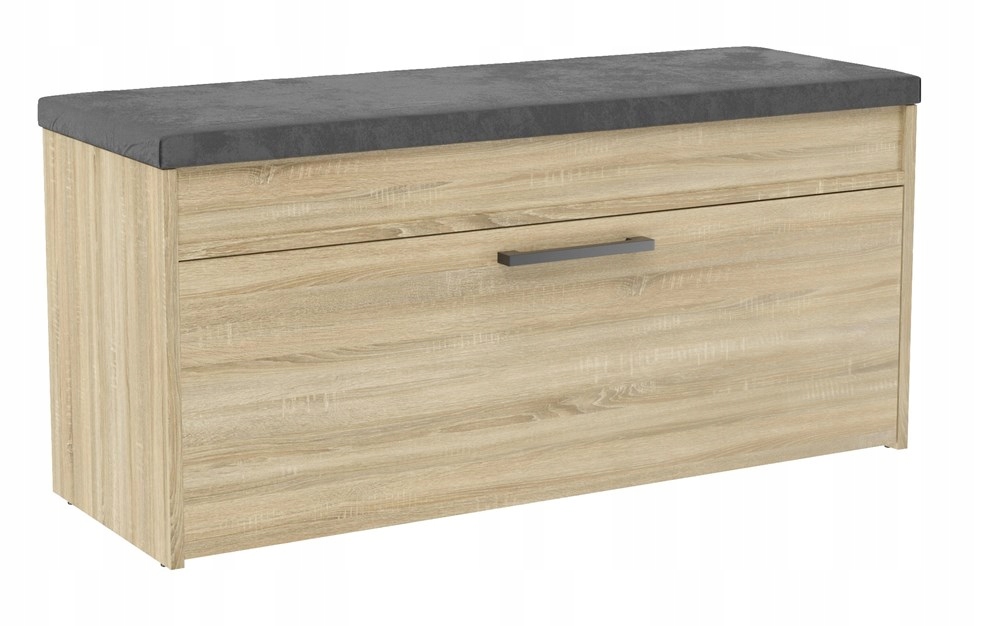 Skrinka Na Topánky Parma Dub Sonoma S Sedadlom A Úložným Priestorom