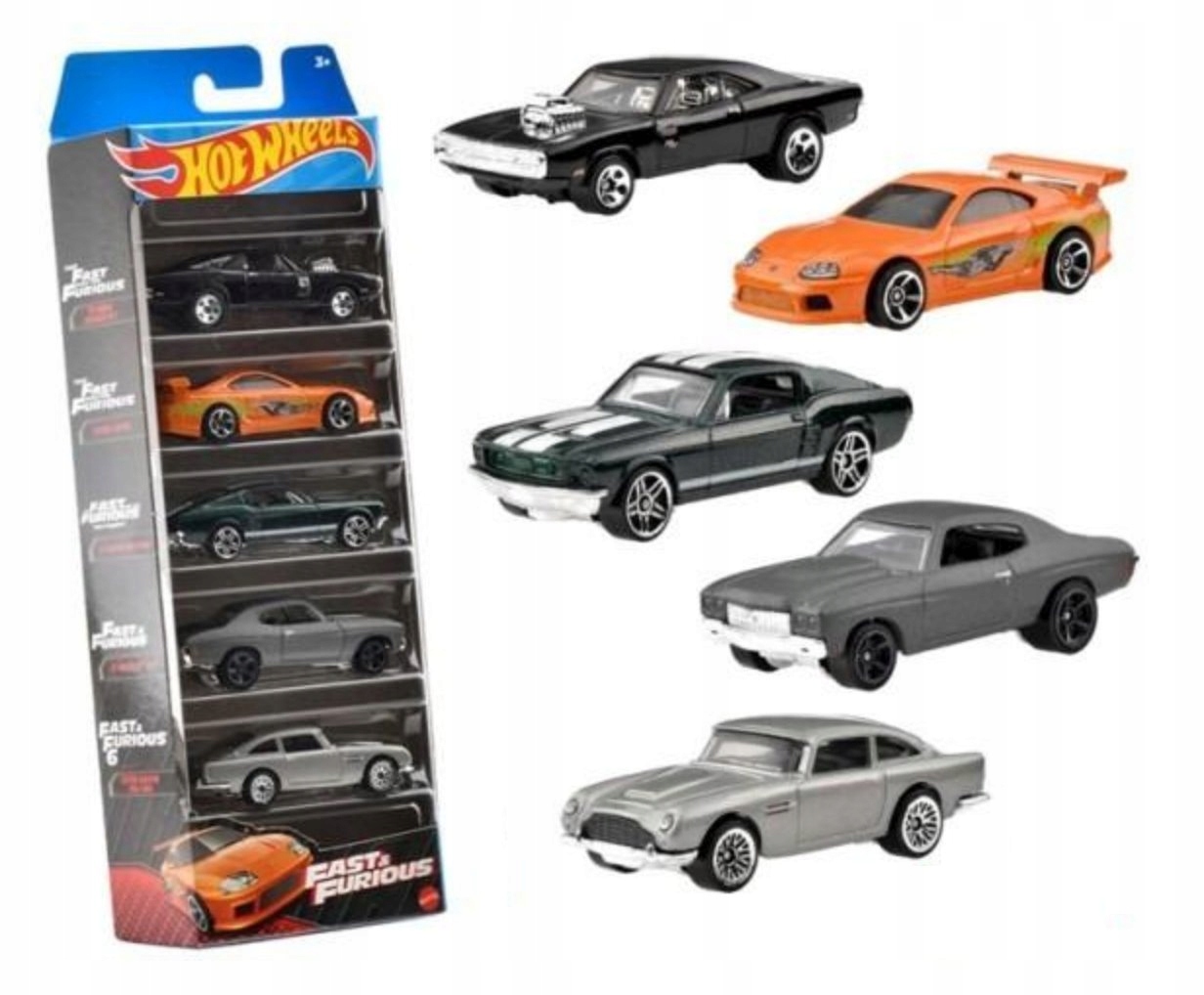 

Hot Wheels 5-PAK autka resorak Fast&Furious HND08
