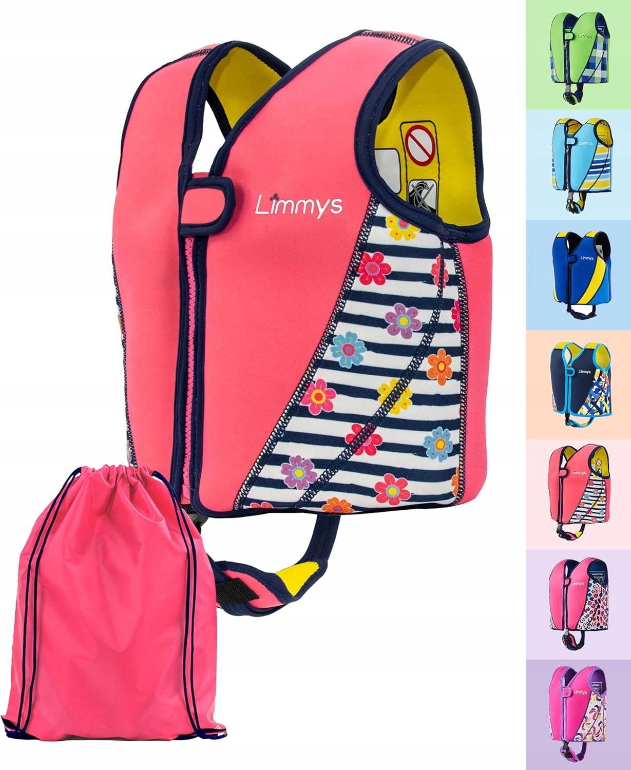 Limmys Kamizelka Asekuracyjna do Pływania dla Dzieci Roz.M do 23kg