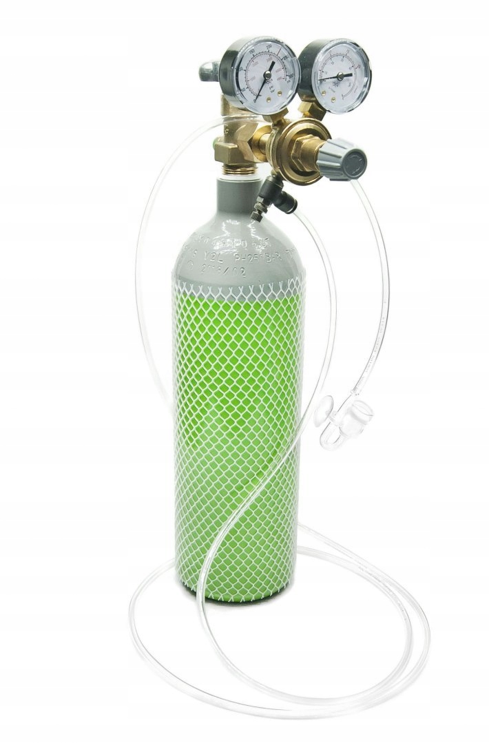 

Zestaw CO2 do akwarium Ekonomiczny butla 2l/1.5kg