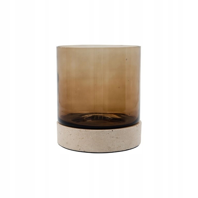 Svietnik Rivo M, hnedý z travertínu, House Doctor