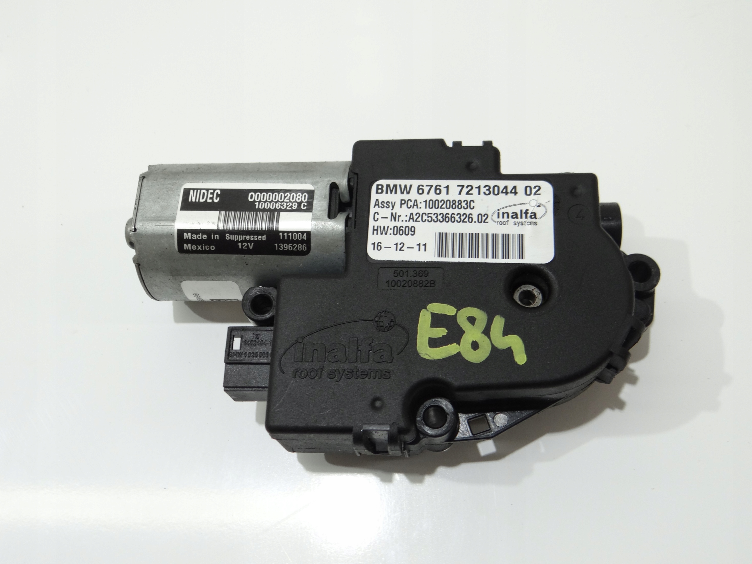 Motor Schiebedach BMW X1 E84 7213044
