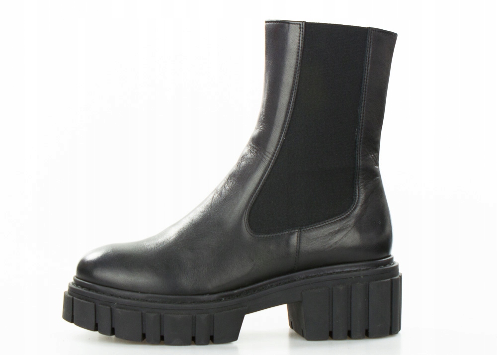 

Czarne Workery Sztyblety Wysokie Na Zamek Lico 38